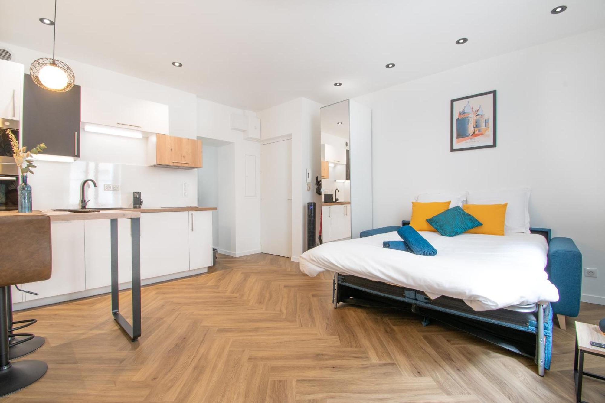 L'Appartement Des Ducs Avec Baignoire Double Nantes Zewnętrze zdjęcie